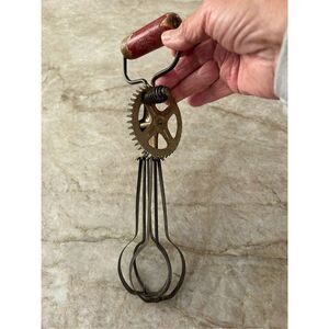 Antique Metal & Wood Beater